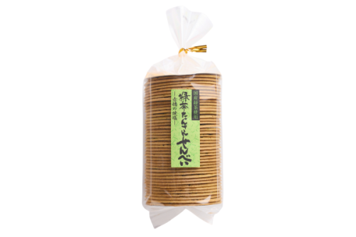 岡友恵堂のお菓子緑茶せんべい